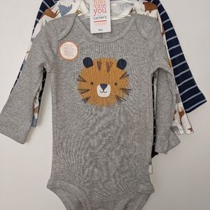 3pcs. Carter's Romper/Bodysuit